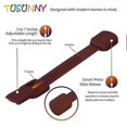 thumbnail image 4 of Child Belt Locks - No Tools or Drilling Infant Proofing Cabinet Lock with Adhesive, Adjustable Latches for Cabinet Drawers, Cabinets, Ovens, Refrigera, 4 of 5