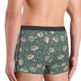 thumbnail image 5 of Kll Hedgehogs And Flowers Men'S Cotton Boxer Briefs Underwear-Medium, 5 of 9