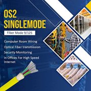 NewYork Cables 15M OS2 SC to SC Fiber Patch Cable | Single Mode Duplex Corning 9/125