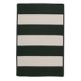 thumbnail image 2 of Colonial Mills Green and Off White Striped Handcrafted Reversible Door Mat 40" x 60", 2 of 2