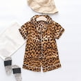Pajama Sets for Boys 6 Toddler Kids Baby Boys Girls Leopard Button