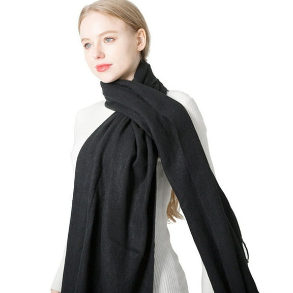 GOOHOCHY Winter Sweater Poncho Warm Cardigan Supple Warm Shawl Blanket Wrap Poncho Women Shawl