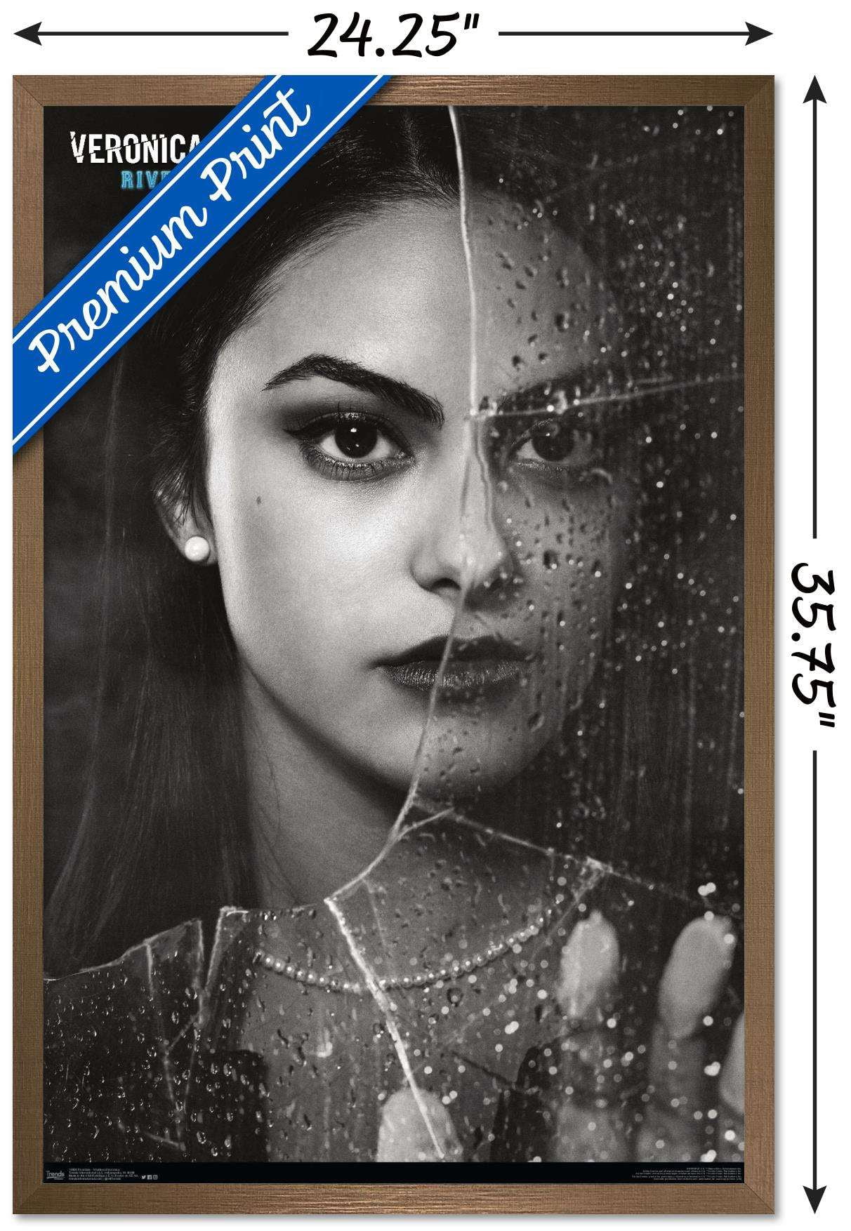 Riverdale - Shattered Veronica Wall Poster, 22.375" x 34", Framed