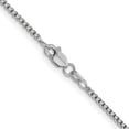 thumbnail image 3 of Avariah Diamonds 14K White Gold 1.7mm Semi-Solid Round Box with Lobster Lock Chain - 22", 3 of 8