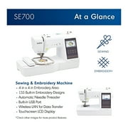 Brother SE700 Sewing and Embroidery Machine with Exclusive Bonus Bundle