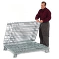 thumbnail image 3 of Global Industrial Folding Wire Container, 5000 Lb Capacity, 48"L x 40"W x 42-1/2"H, 3 of 6