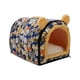 thumbnail image 1 of Cama para gatos de interior,Cama cueva, tienda de campaña para gatos de otoño e invierno,casa lavable para perros, nido para gatos Pomerania, caniche, azul, 1 of 8