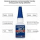 thumbnail image 3 of 3-Pack 20ml Instant Super Glue for Quick Repairs and Bonding Projects, 3 of 5