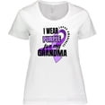 thumbnail image 3 of Inktastic I Wear Purple For My Grandma Lupus Awareness Women's Plus Size T-Shirt, 3 of 5
