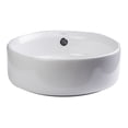 thumbnail image 2 of EAGO BA129 16&amp;apos;&amp;apos; ROUND CERAMIC ABOVE MOUNT BATHROOM BASIN White, 2 of 5