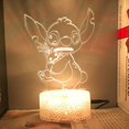 thumbnail image 4 of Figuras de Anime Stitch, juguetes de Manga Stich, luz nocturna, lámpara de dormitorio acrílica, decoración de habitación de niños, regalo de cumpleaños para niños, 4 of 4