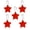 D, variant on 5PC Reflective Star Pendant 2.2x2.2 Inch PVC Safety Keychains for Backpack Riding Night Walking Running