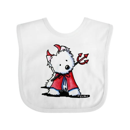 

Inktastic Little Devil Westie Gift Baby Boy or Baby Girl Bib