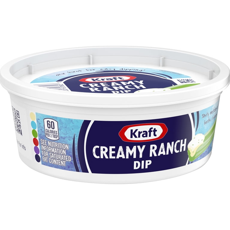 Kraft Creamy Ranch Dip, 8 oz Tub