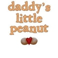 thumbnail image 2 of CafePress - Daddy's Little Peanut Infant Creeper Body Suit - Baby Light Bodysuit, Size Newborn - 24 Months, 2 of 4