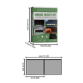 thumbnail image 2 of Magnetic Mesh Garage Door Screen 13.12x6.56 FT, Breathable Hands Free Installation for Pets, 2 of 3