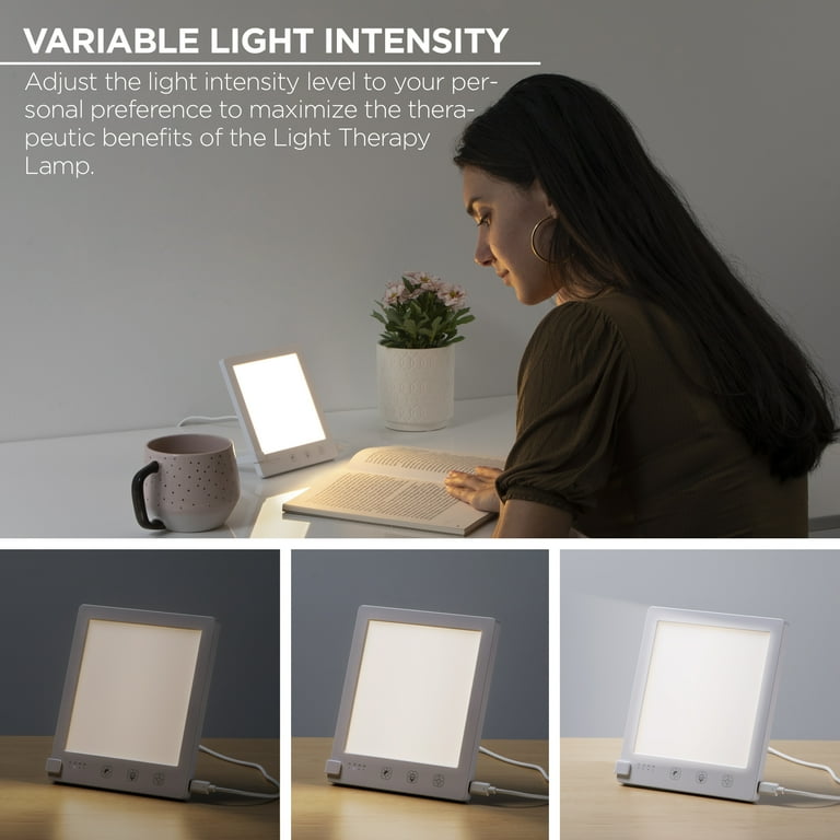 Merkury Innovations Revive Light Therapy Lamp - Improve Sleep - Boost Mood