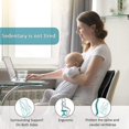 thumbnail image 3 of Lumbar Support Pillow For Office Chair Car Memory Foam Back Cushion For Back, 3 of 5