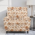 thumbnail image 2 of Yuyamidu Retro Reclining Chair Covers 4 Pieces Rose Recliner Sofa Slipcovers with Pocket Non Slip Lazy Boy Chair Cover for Pet Replacement Furniture Protector for Living Room, 2 of 8