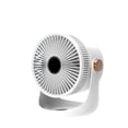thumbnail image 3 of Bearachild Ventiladores eléctricos silenciosos Ventilador de circulación de aire USB Pared 180 ° Herramientas de enfriamiento ajustables para dormitorio Electrodomésticos Blanco Bearachild HA063639-02B, 3 of 6