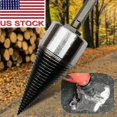 thumbnail image 4 of Heavy Duty Wood Drill Bit Firewood Splitter with Anti-Skid Thread & Hex Shank Handle for Log Splitting, 4 of 5