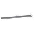 thumbnail image 4 of vidaXL Wall Shelves 2 pcs Grey 115x9x3 cm, 4 of 5