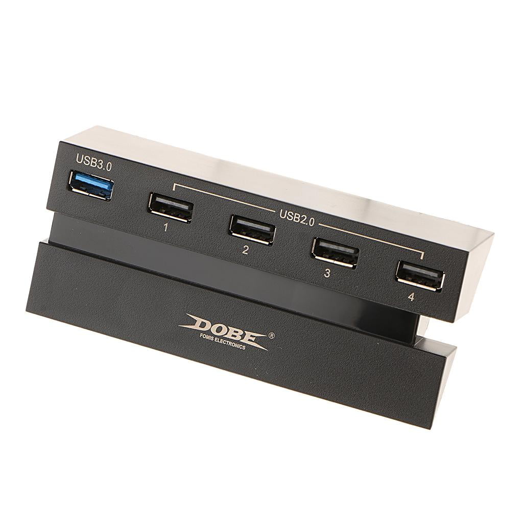 fosa High Speed 5-Port USB Hub 2.0 & 3.0 Expansion Hub Controller Adapter for PS4 Game Console 