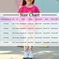 thumbnail image 2 of OGLCCG Toddler Girls Cotton Clothing Sets Short Sleeve Appliques Printing T-Shirt and Leggings Set Summer Casual 2 Piece Outfit Set 3-8 Years, 2 of 5