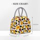 thumbnail image 2 of Fotbe Cow Print Sunflower Bolsa de Almuerzo con Estampado, Lonchera Aislada, Contenedor de Comida Reutilizable Tipo Cooler a Prueba de Fugas, 2 of 6