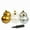Metallic, variant on Holiball The Inflatable Ornament - Mini Holiday Set - Metallic - Indoor and Outdoor Use