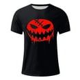 thumbnail image 4 of Blusas y camisas de manga corta y cuello redondo para hombre. Blusas/camisetas de manga corta con cuello redondo y estampado de Halloween para hombre. Blusa para hombre., 4 of 4