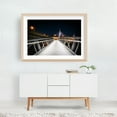 thumbnail image 5 of North Bank Pedestrian Bridge - Boston Massachusetts Photography Oak Framed Wall Art Print 20 x 30 inches, 5 of 6