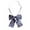 Purple, variant on Xfvqtps Girls Bow Tie Checkered Bowties Pre-Tied Neckties Adjustable for Pleated Skirt Uniform School Sky Blue