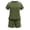 Green, variant on Short Sets Women 2 Piece Set Short Sleeve T Shirt & Shorts Womens Spring Outfits Casual Outfits for Women