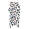 thumbnail image 2 of HELLHERO Casual Bathing Suit Cover Up for Resort Polyester Breathable Long Kimono Swimsuit Cover Up Palm tree, 2 of 4
