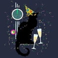 thumbnail image 3 of CafePress - Chat Noir New Years Party Countdow Kids Sweatshirt - Kids Sweatshirt, Youth Crew Neck Sweatshirt, 3 of 4