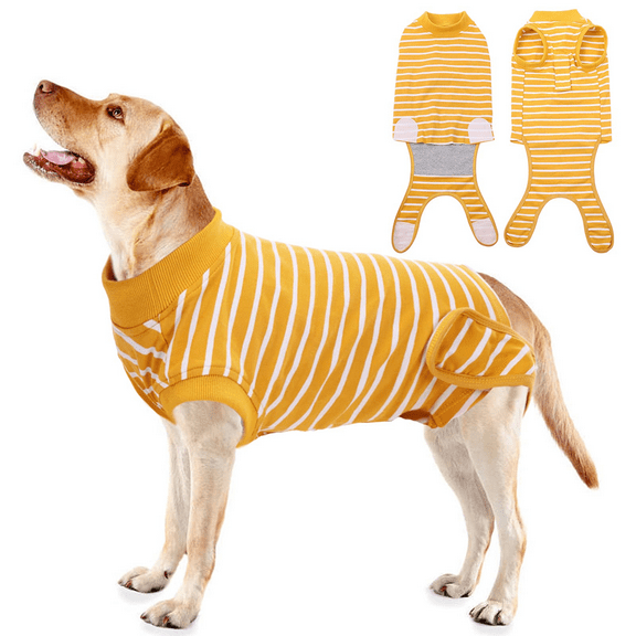 QBLEEV Recovery Suit for Dogs After Surgery, Alternative E-Collars Bandages, Professional Surgical Pet Wear Shirts for Abdominal Wounds and Skin Diseases