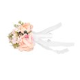 thumbnail image 2 of Ramo artificial reutilizable romántico elegante con diseño de simulación de flores para fiestas de bodas en casa champán, 2 of 8
