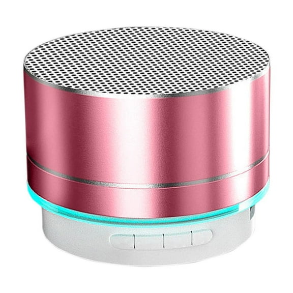 Metal Bluetooth Speaker Bluetooth Speakers Wireless Stereo Dual Pairing Portable Hi-Fi,Brief Design Mini Speaker For Indoor Outdoor Use Home Pool Travel Party Camping Gift (Iron speaker)