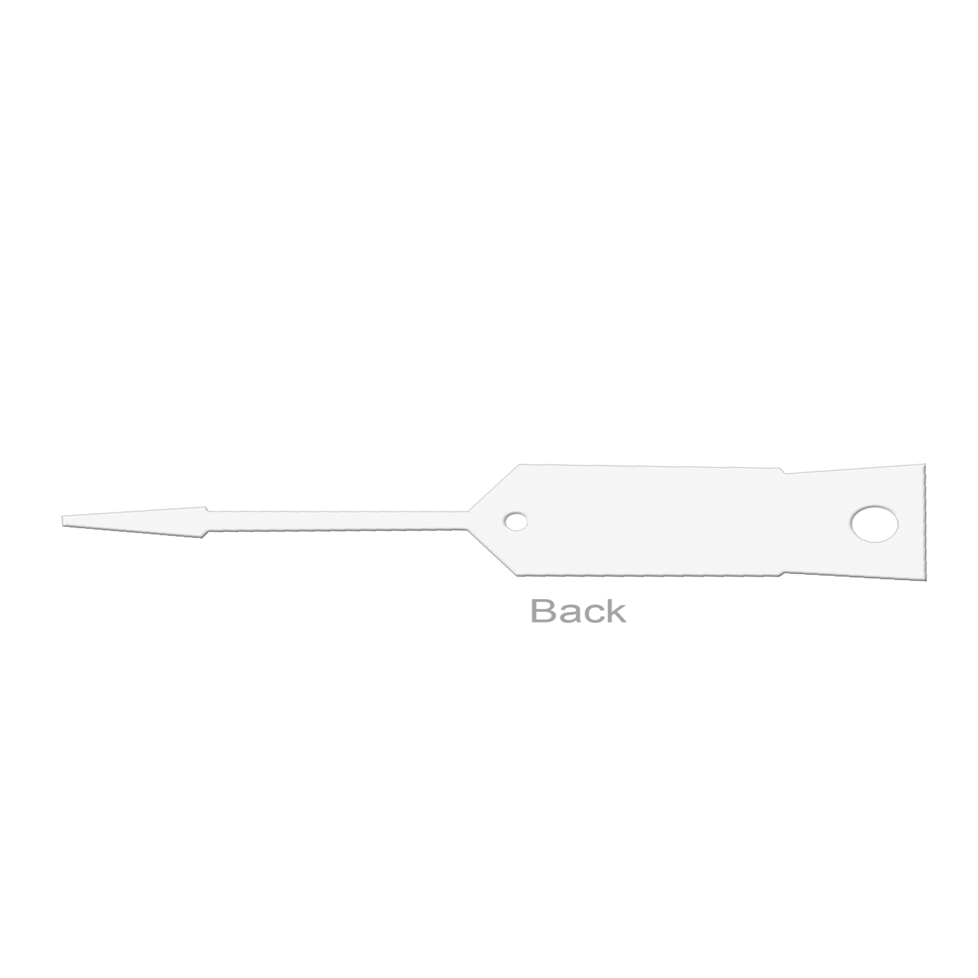 Self-Locking Arrow I.D. Tags - 5 Packs of 1000 (White)