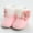 Pink, variant on Zecgelong Baby Cotton Shoes Toddler Shoes Warm Boots Shoes Fashion Printing Non Breathable Boots Soft Sole Baby Bootsâ 6-12 Months