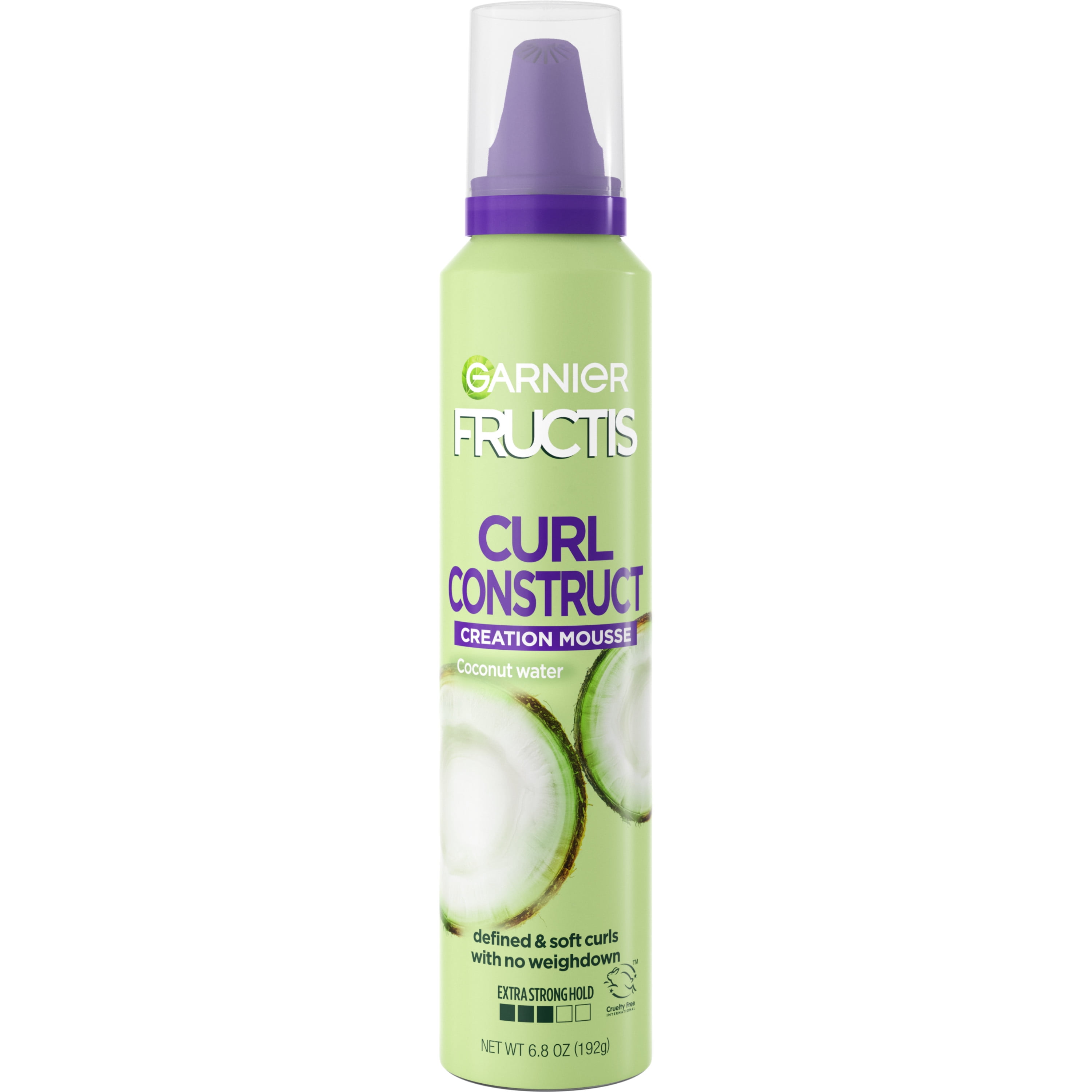 Garnier Fructis Style Curl Construct Creation Mousse, For Curly Hair, 6.8 oz