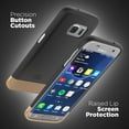 thumbnail image 4 of Samsung Galaxy S7 EDGE Case, Encased (SlimShield Series) Ultra Thin Hybrid Cover (Black), 4 of 5