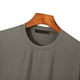thumbnail image 5 of pstuiky Camisas de manga corta para hombre, Sudadera con capucha informal holgada de color liso y manga corta para hombre ropa de hombre l, 5 of 5