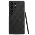thumbnail image 1 of Funda delgada de fibra de aramida negra para Galaxy S26 Ultra de CaseBorne, 1 of 9