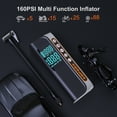 thumbnail image 6 of ASPERX Electric Tire Inflator,Portable 160PSI Car Air Compressor with Pressure Detection,Emergency LED Light,Digital Tire Pump-Automatic Shutoff, 6 of 10
