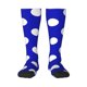 thumbnail image 1 of Balery Blue And White Polka Dot Calcetines novedosos Calcetines deportivos Calcetines hasta la rodilla Calcetines de algodón Calcetines originales y geniales, 1 of 6