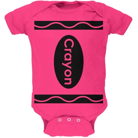 Crayon Costume Hot Pink Soft Baby One Piece