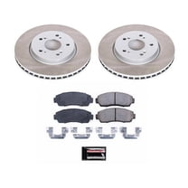 Front Brake Pad and Rotor Kit - Compatible with 2007 - 2011 Honda CR-V 2008 2009 2010