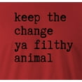 thumbnail image 2 of 9 Crowns Tees Unisex Home Alone Christmas T-shirt (KeepChange-Red, Medium), 2 of 3